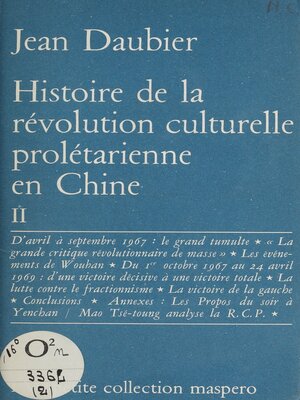 cover image of Histoire de la révolution culturelle prolétarienne en Chine, 2